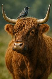 Scottie avec l'étourneau sur Moonheart Artworks