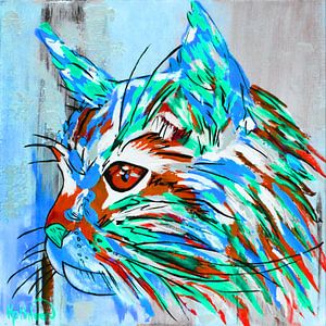 De abstracte kat
