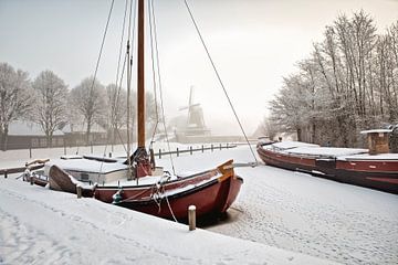 Winterlandschaft in Sloten