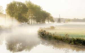 Mist in morgen by Dirk van Egmond