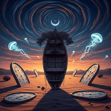 Art surréaliste de la logique onirique sur Aden Pink Galerry