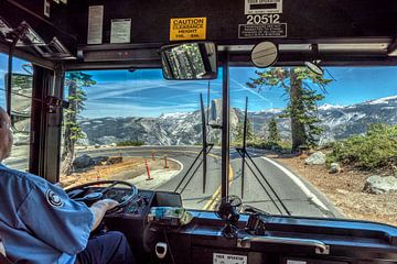 Yosemite National Park Shuttle Bus by Marcel Wagenaar