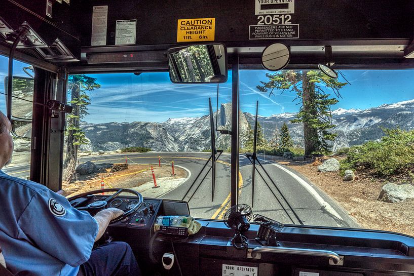 Yosemite National Park Shuttle Bus van Marcel Wagenaar