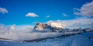 Seiser Alm - Langkofel und Plattkofel