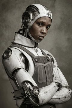 Le calme d'une posture apprise sur Klaus Tesching - Art-AI