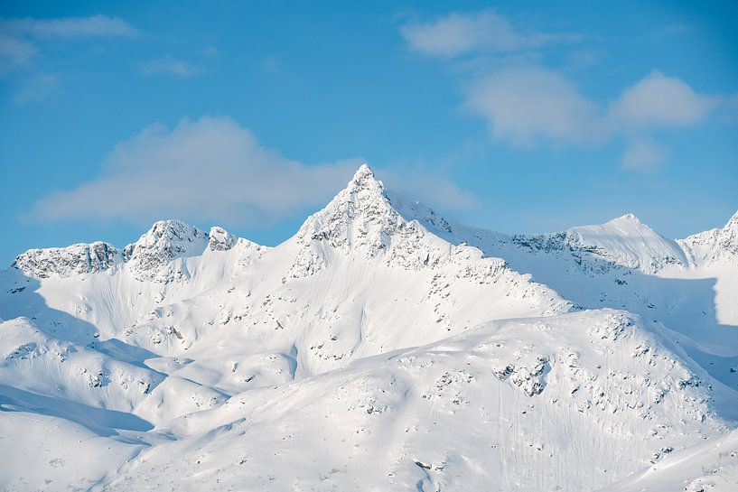 Winter Mountains near Tromso, Norway by Leo Schindzielorz