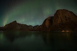 Aurore au-dessus des îles Lofoten sur Gerwald Harmsen