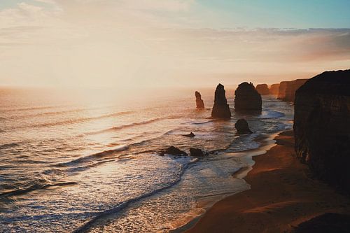 Coucher de soleil aux Douze Apôtres