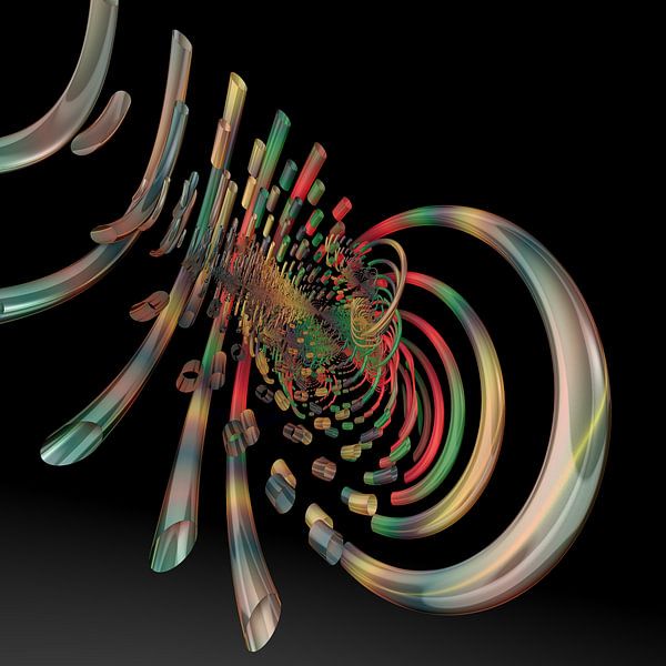 Fractal van Rosa Fotoart
