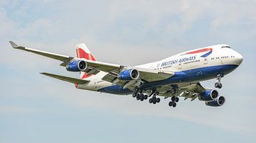 British Airways Boeing 747-400 passagiersvliegtuig. van Jaap van den Berg