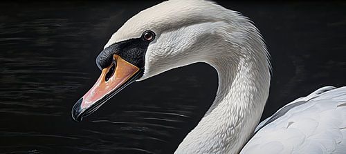 Schwan Realistisches Porträt | Schwan