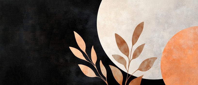 Harmonie der Farben und Formen  Natürliche Eleganz im Schatten von Poster Art Shop