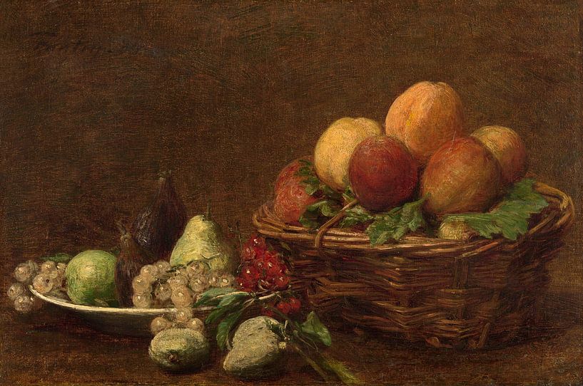 Still Life with Fruit, Henri Fantin-Latour by Masterful Masters
