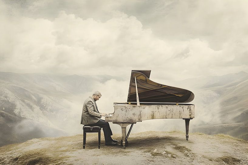 L'homme au piano par Heike Hultsch
