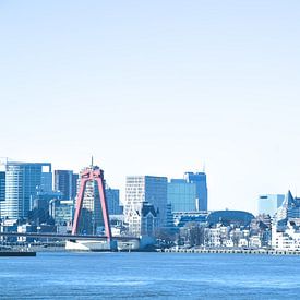 Rotterdam - Willemsbrug en omgeving - in blauwe tinten von Ineke Duijzer