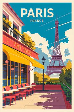 Parijs, Frankrijk van Poster Art Shop