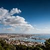 Overzicht op Palma de Mallorca van Keesnan Dogger Fotografie