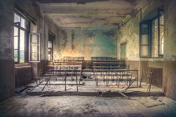 Het verlaten klaslokaal van Frans Nijland