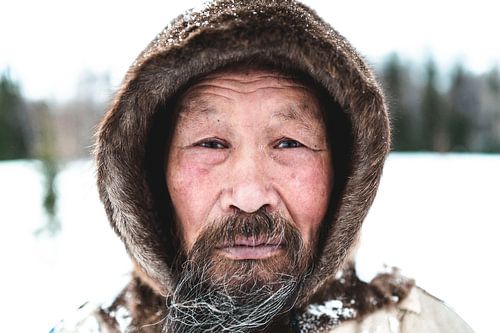 Porträt eines Nenet-Mannes