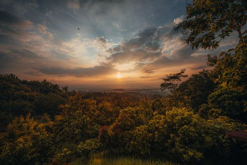 Sonnenaufgang über Borobodur