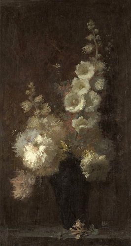 Stilleven met bloemen, Auguste Jouve - ca. 1873 (gezien bij vtwonen)