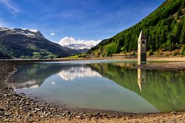 Lake Resia / Italy by Ellen Driesse