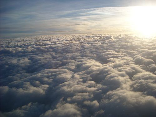 Flying above the clouds