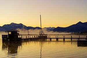 Le calme du matin au bord du lac (fantasy color III)