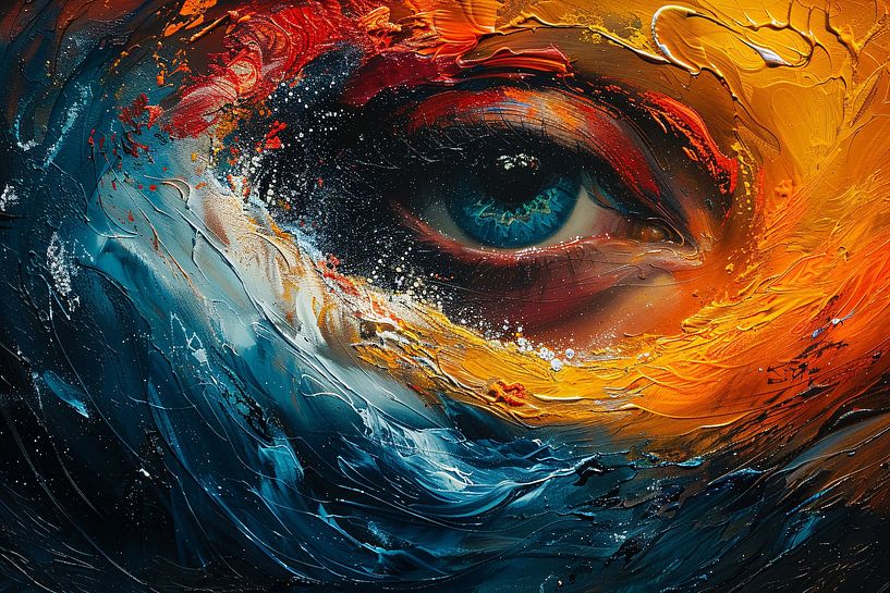 Yeux bleus par Art & Soul Creations