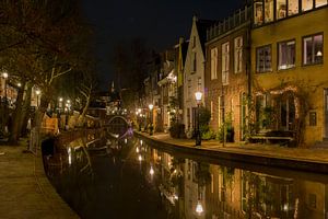 Oude gracht in Utrecht van Karin Riethoven