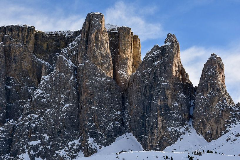 Sella Towers in the Dolomites by Bettina Schnittert