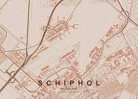 Schiphol Map by Stef van Campen