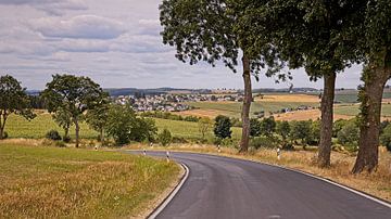 Paysage Schnee Eifel entre Bleialf et Hallschlag sur Rob Boon