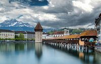 Kapellbrücke Luzern van Ilya Korzelius thumbnail