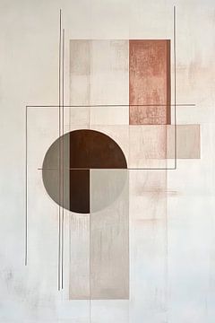 Geometrische compositie van Poster Art Shop