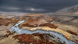 geothermal region Iceland by Maarten van der Voorde