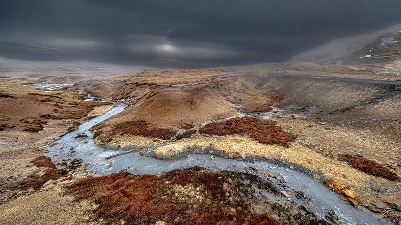 geothermaal gebied IJsland van Maarten van der Voorde