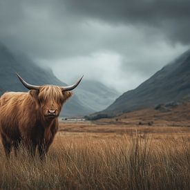 Schottisches Hochlandrind. von ARTemberaubend