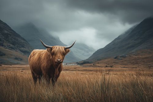 Schottisches Hochlandrind. von ARTemberaubend
