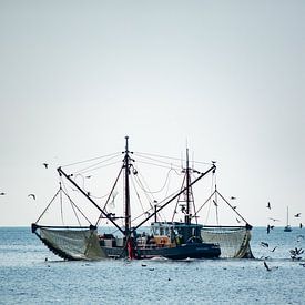 Fishingboat by Margreet Boersma