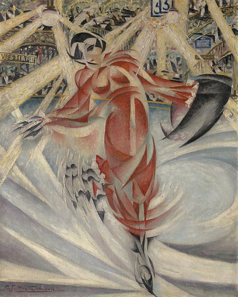 Félix Del Marle - The six days or the skater (1913) by Peter Balan