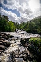 Schotland - Tummel rivier door het Schotse landschap