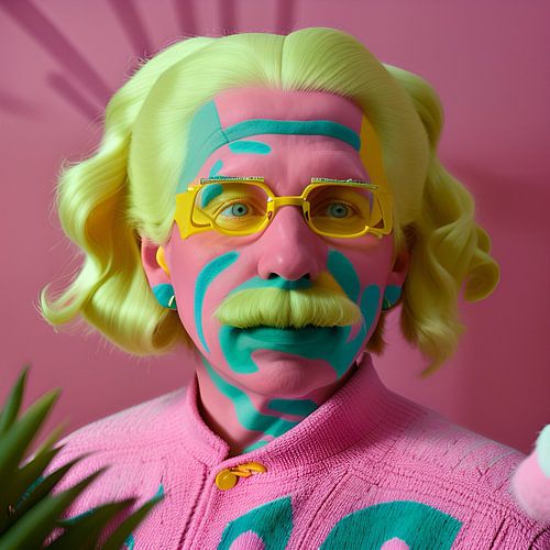 Pop Art "Albert at Van Gogh"