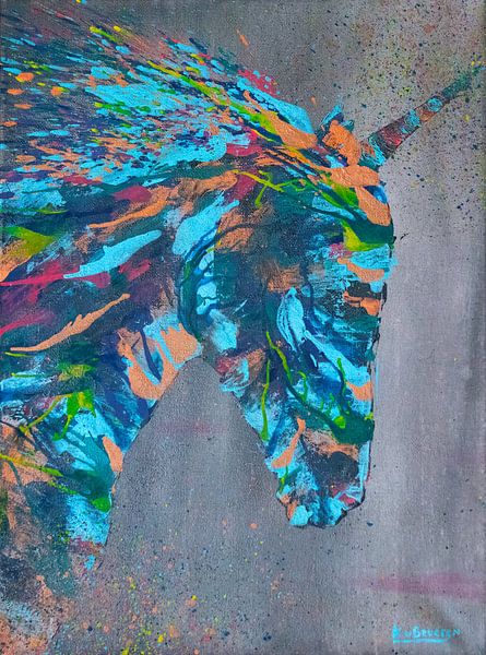 Indy unicorn spirit by Kim van Beveren