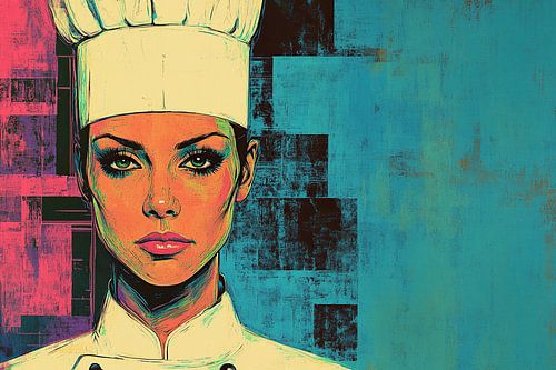 Chef cuisinier | Reine de la cuisine sur OMG Art