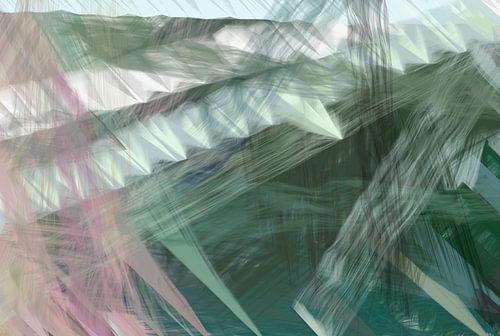 gekleurde abstracte kunst