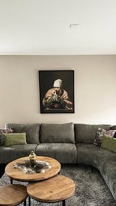 Junge Frau, die Hände wärmend - Caesar Boëtius van Everdingen