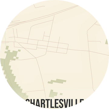 Vintage landkaart van Shartlesville (Pennsylvania), USA. van Rezona