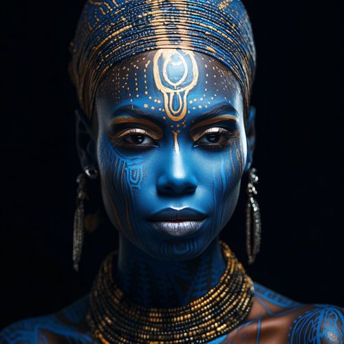 Ingetogen Vrouwelijkheid: Avatar Stammenportret