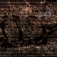 Roseschelle: Kissmess 01 [digitale abstrakte Kunst, schwarz, braun]